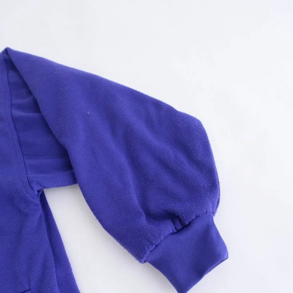 Vintage Miss Cambridge Purple Button Up Cardigan with Oversized Pocket Sweater L - Picture 5 of 10